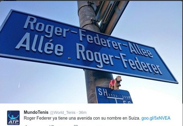 Οδός... Ρότζερ Φέντερερ στην πόλη Μπιέλ της Ελβετίας [εικόνες] | iefimerida.gr 0