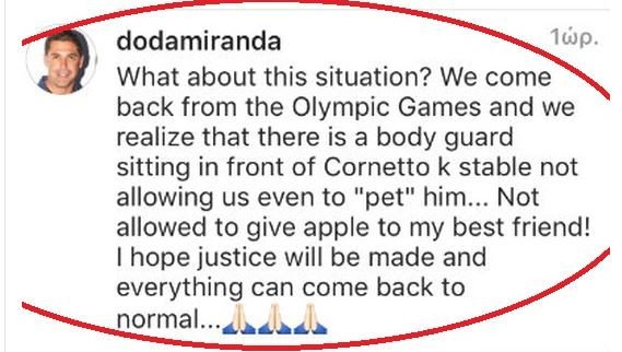 H Ωνάση απαντά σκληρά: «Eκοψε» στον Αλβάρο την πρόσβαση στο αγαπημένο του άλογο [εικόνες]  | iefimerida.gr 1