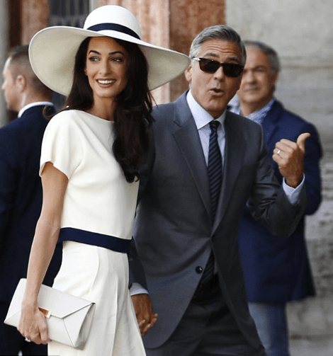 Εγινε και ο πολιτικός γάμος Τζορτζ Κλούνεϊ-Αμάλ Αλαμουντίν: Η ανατρεπτική εμφάνιση της νύφης  [εικόνες] | iefimerida.gr 3