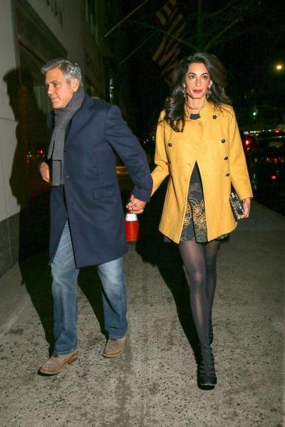 12 φωτογραφίες της Αμάλ που αποδεικνύουν ότι το παλτό είναι το Α και το Ω του ντυσίματος [εικόνες] | iefimerida.gr 7