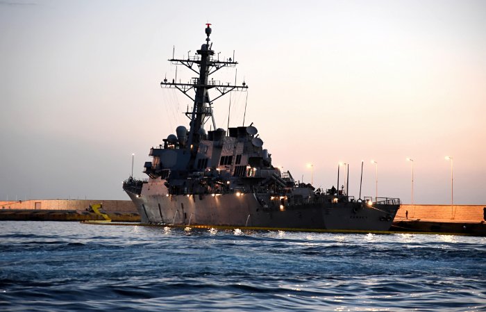 Στη Δραπετσώνα το υπερσύγχρονο αντιτορπιλικό USS Carney των ΗΠΑ -Λόγω Ομπάμα [εικόνα] | iefimerida.gr 0