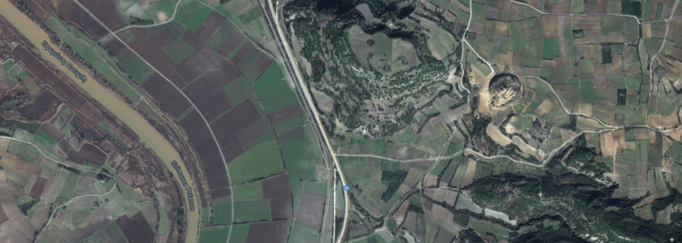 Ο τάφος της Αμφίπολης από το διάστημα -Πανοραμικές φωτογραφίες των ανασκαφών από δορυφόρους [εικόνες] | iefimerida.gr 2