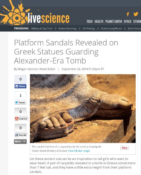 Πως υποδέχθηκε ο διεθνής Τύπος τις Καρυάτιδες της Αμφίπολης -Εκτενή ρεπορτάζ και θαυμασμός [εικόνες] | iefimerida.gr 1