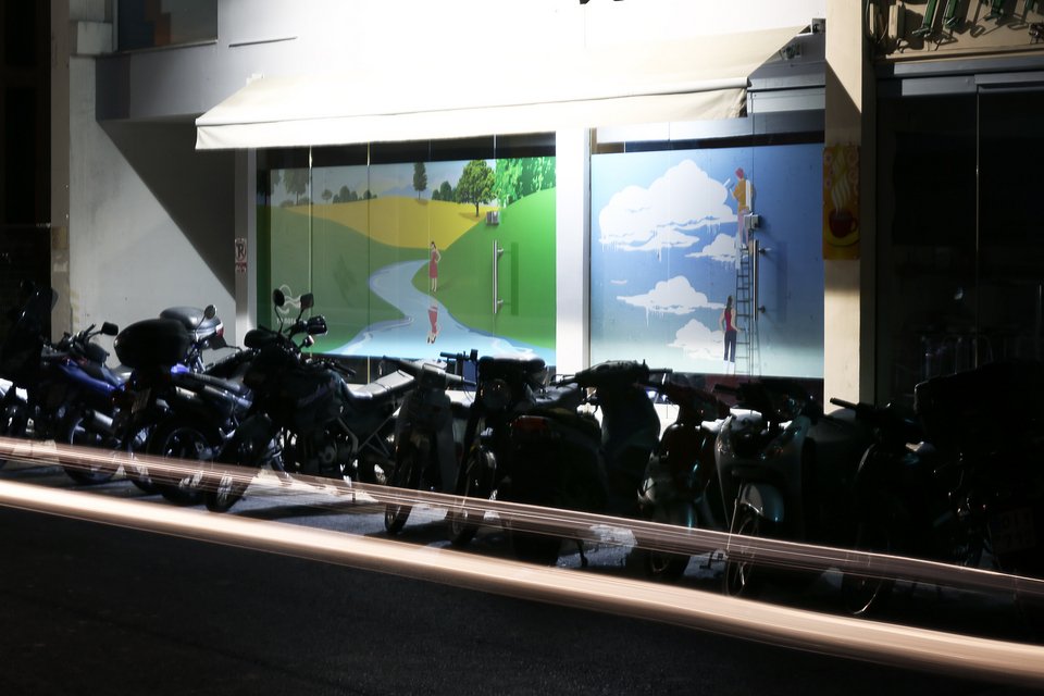 Το Ποτάμι ζωγράφισε βοσκοτόπια στη Σεβαστουπόλεως -Στα νέα γραφεία του κόμματος [εικόνες] | iefimerida.gr 2