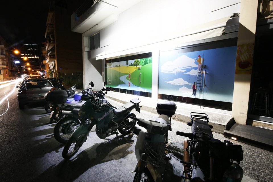 Το Ποτάμι ζωγράφισε βοσκοτόπια στη Σεβαστουπόλεως -Στα νέα γραφεία του κόμματος [εικόνες] | iefimerida.gr 4