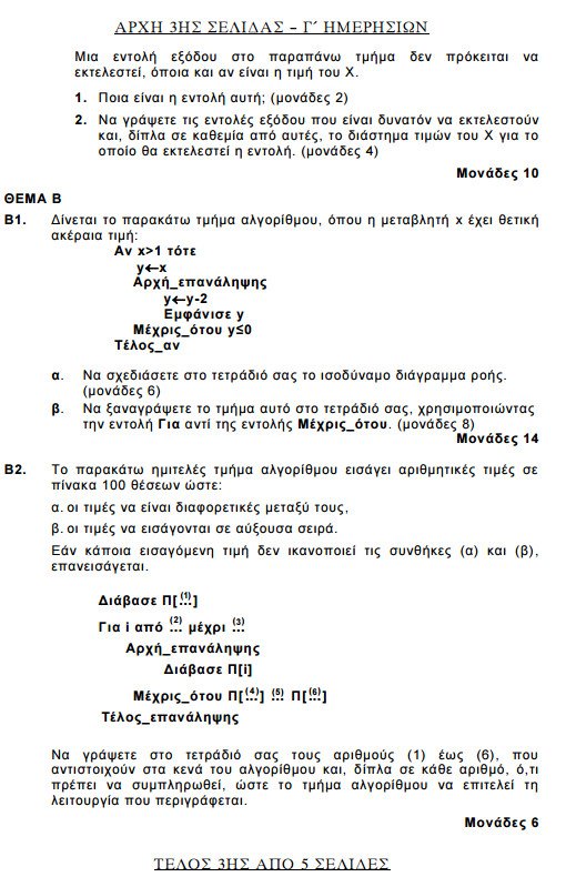 Πανελλήνιες 2015: Δείτε τα θέματα που έπεσαν σήμερα | iefimerida.gr 13