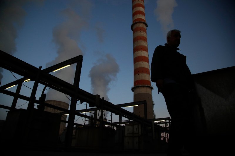 Εργαζόμενος στην εξόρυξη λιγνίτη