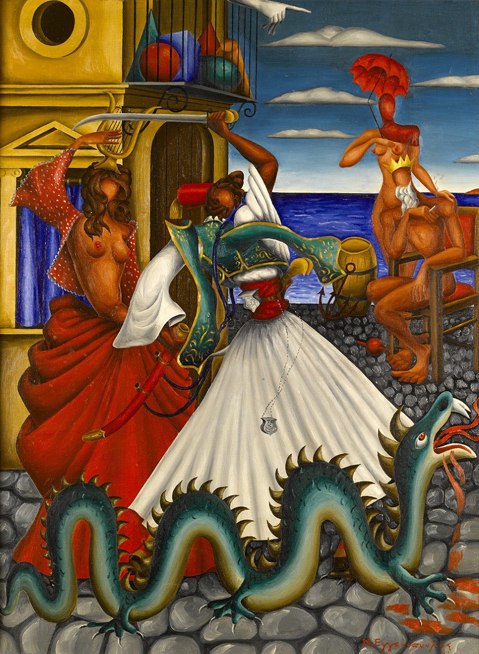 Καλοκαίρι με Εγγονόπουλο στο Μουσείο Γουλανδρή της Ανδρου -Λάδια, τέμπερες, ποιήματα [εικόνες]  | iefimerida.gr 1