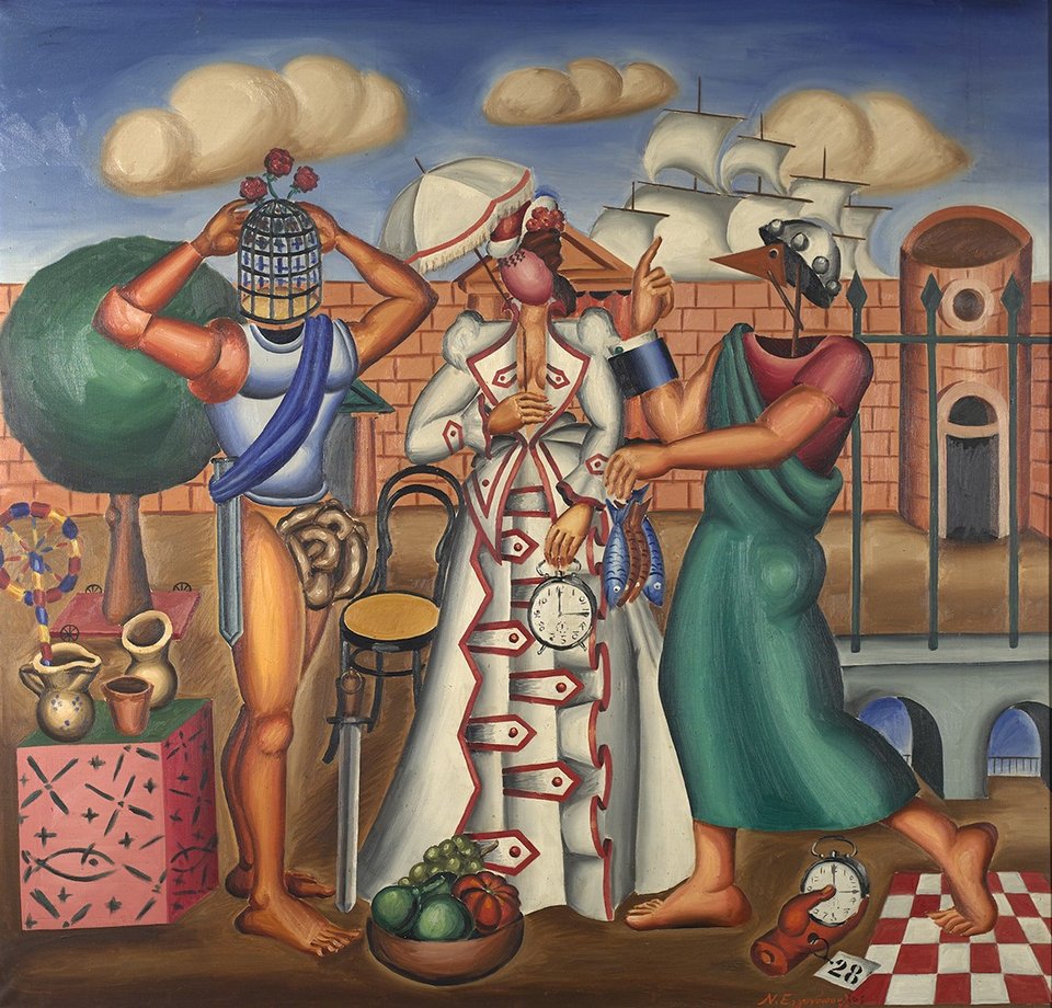 Καλοκαίρι με Εγγονόπουλο στο Μουσείο Γουλανδρή της Ανδρου -Λάδια, τέμπερες, ποιήματα [εικόνες]  | iefimerida.gr 4