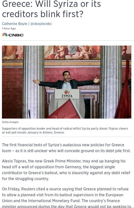 CNBC: Ο Τσίπρας μπορεί να χτυπά το κεφάλι του στον τοίχο | iefimerida.gr 0