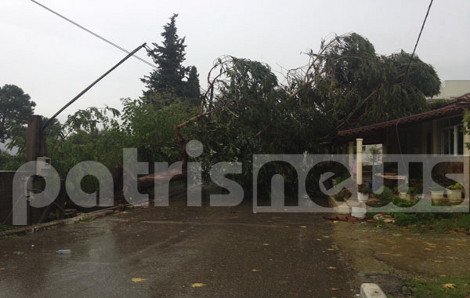 Ανεμοστρόβιλος σήκωσε «στον αέρα» χωριό στον Πύργο [εικόνες]  | iefimerida.gr 1