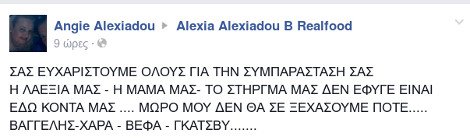Το σπαρακτικό μήνυμα του συζύγου της Αλεξίας Αλεξιάδου, που έφυγε ξαφνικά από τη ζωή [εικόνες] | iefimerida.gr 1