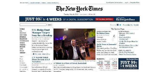 Ανοίγεις τους σημερινούς New York Times και βλέπεις τον Νίκο Γκάλη! | iefimerida.gr 0