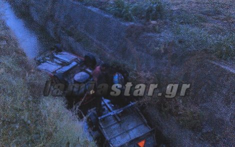 Αγιο είχε οικογένεια που έπεσε με το αυτοκίνητο σε κανάλι στην Ανθήλη [εικόνα] | iefimerida.gr 0