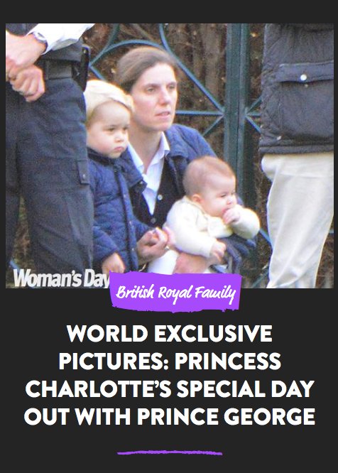 Η πρώτη παπαράτσι φωτογραφία της πριγκίπισσας Σάρλοτ -Βόλτα με την νταντά της [εικόνες] | iefimerida.gr 0