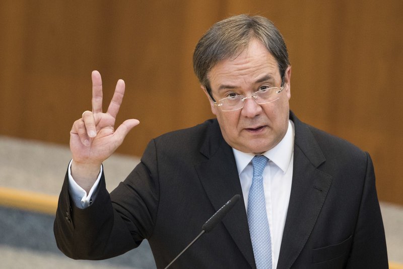 Ο πρωθυπουργός της Βόρειας Ρηνανίας-Βεστφαλίας, Άρμιν Λάσετ (Φωτογραφία: ΑΡ)
