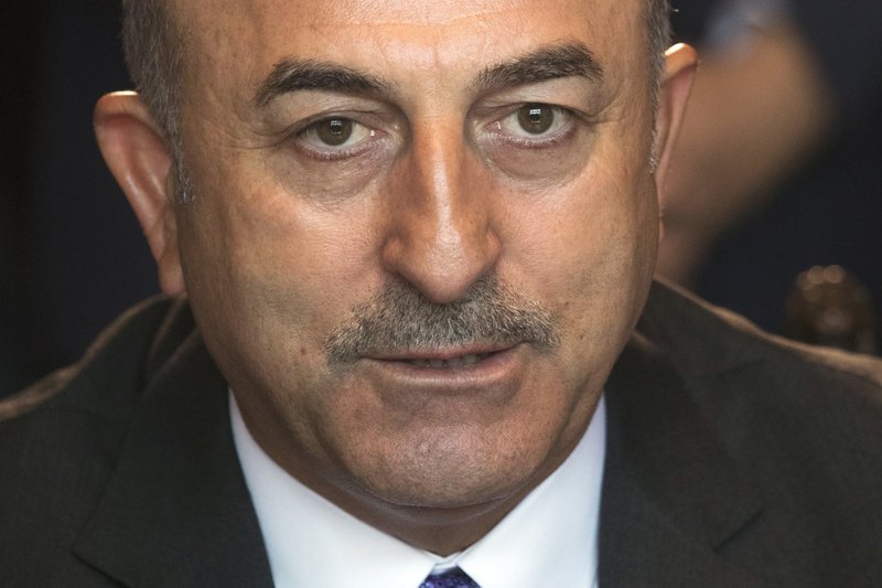 Ο Τούρκος υπουργός Εξωτερικών, Μεβλιούτ Τσαβούσογλου (Φωτογραφία: ΑΡ)