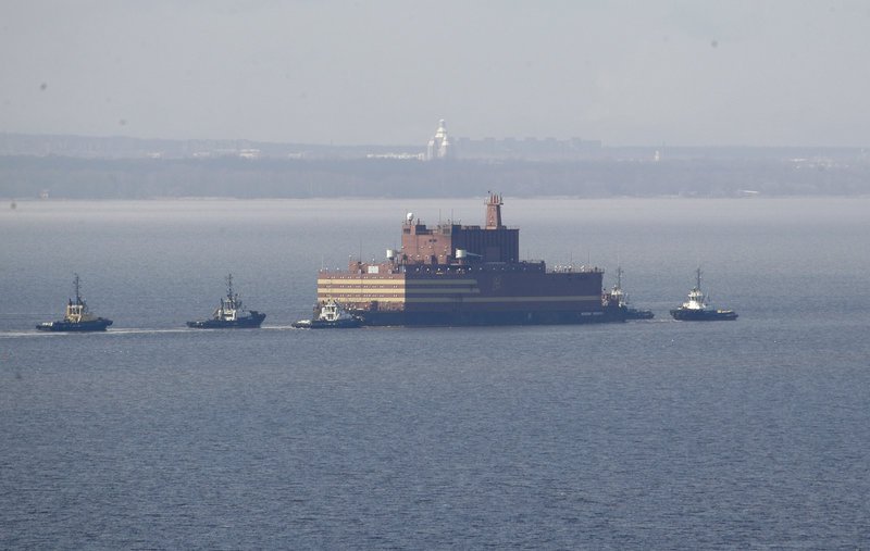 Το Akademik Lomonosov θα καλύψει τις ενεργειακές ανάγκες της περιοχής Τσουκότκα στη βορειοανατολική εσχατιά της Ρωσίας (Φωτογραφία: ΑΡ)