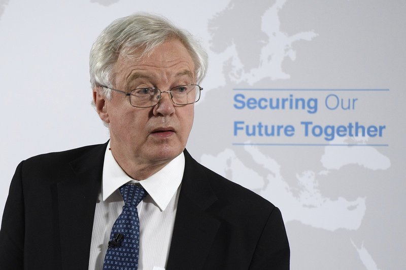 O πρώην υπουργός Brexit, Ντέιβιντ Ντέιβις (Φωτογραφία: ΑΡ)
