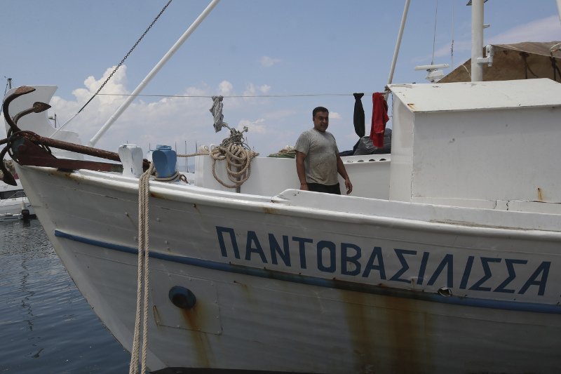 Πάνω στο σκάφος του την Παντοβασίλισσα