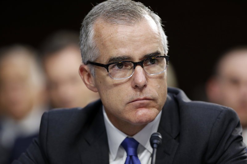 O πρώην υπηρεσιακός διευθυντής του FBI Άντριου Μακέιμπ (Φωτογραφία αρχείου: ΑΡ)