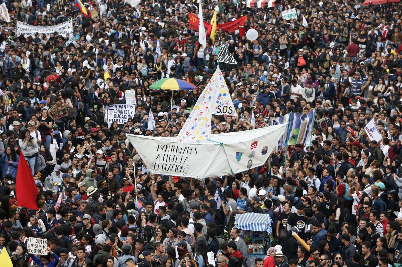 Φοιτητές και εκπαιδευτικοί καταγγέλλουν το γεγονός ότι ο προϋπολογισμός της ανώτατης εκπαίδευσης στη λατινοαμερικάνικη χώρα παραμένει στάσιμος εδώ και δεκαετίες