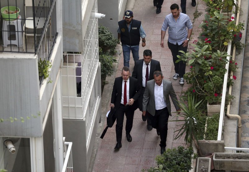Ο πάστορας Μπράνσον στο σπίτι του στη Σμύρνη -AP Photo/Emre Tazegul