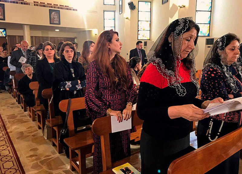 Χριστιανοί του Ιράκ σε εκκλησία των Χαλδαίων στη Βαγδάτη