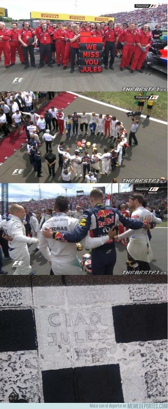 Ράγισαν καρδιές: Φόρος τιμής στον αδικοχαμένο οδηγό της Formula 1, Ζιλ Μπιανκί [εικόνες & βίντεο] | iefimerida.gr 1