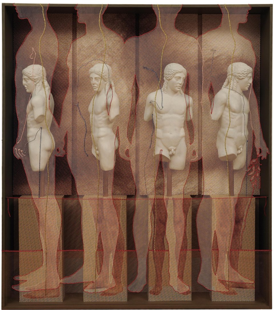 Δημήτρης Σκουρογιάννης – Κεντημένα επιτοίχια έργα με τούλι και μικρής κλίμακας γλυπτά [εικόνες] | iefimerida.gr 0