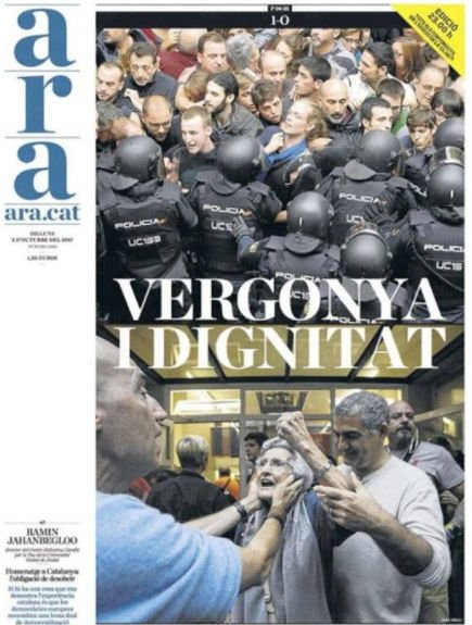 Στα δύο ο ισπανικός Τύπος για το δημοψήφισμα της Καταλονίας -Εγκώμια ή κατάρες | iefimerida.gr 5