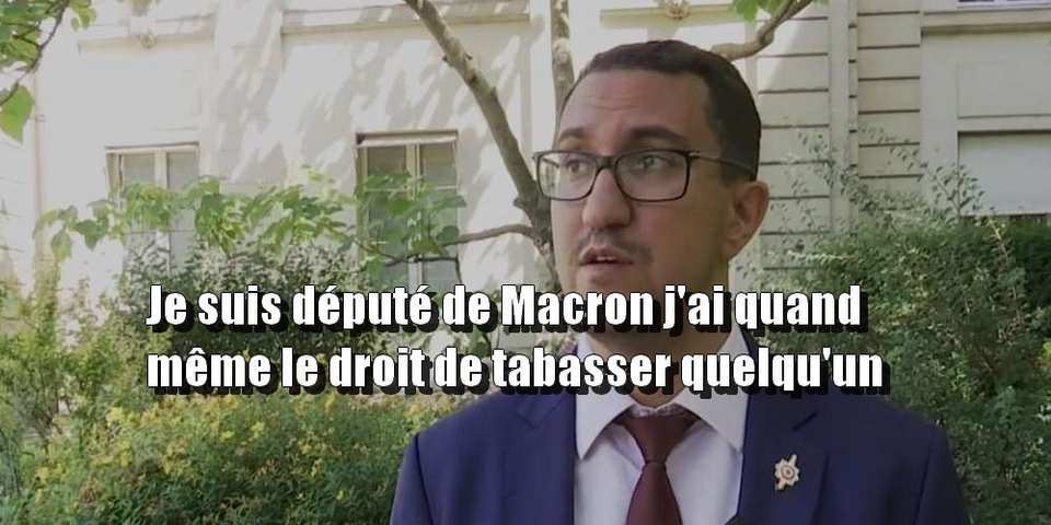 Διέγραψαν τον Αραβα βουλευτή του Μακρόν που χτύπησε συνάδελφό του, με κράνος μηχανής [εικόνες] | iefimerida.gr 3
