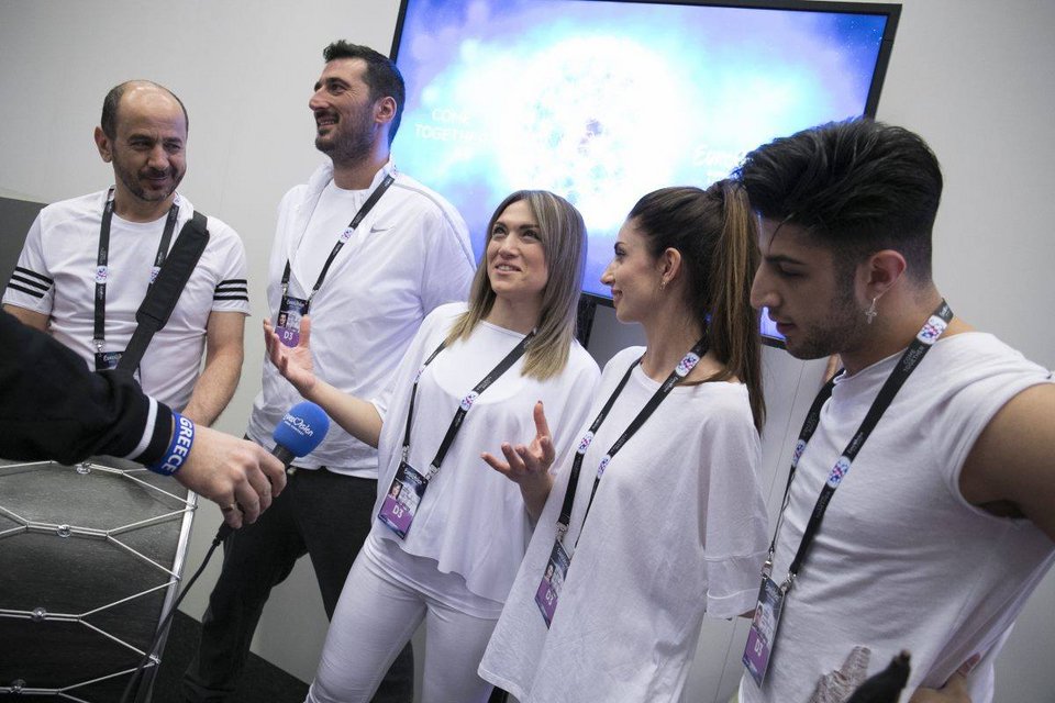 Eurovision 2016: Η πρώτη πρόβα της ελληνικής αποστολής -Με χορό που θυμίζει Ζορμπά [εικόνες & βίντεο] | iefimerida.gr 0