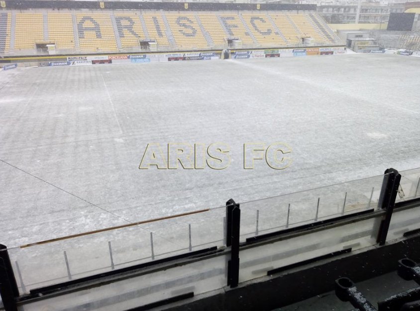 Προς αναβολή και το Αρης-Ολυμπιακός λόγω της κακοκαιρίας [εικόνα] | iefimerida.gr 0