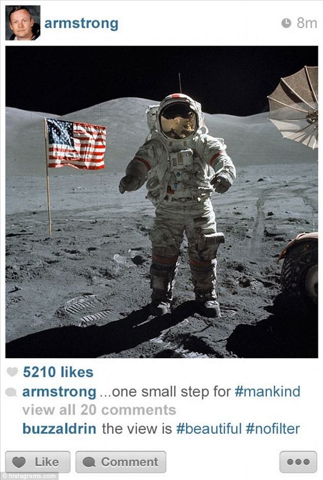 Τι θα ανέβαζαν στο instagram ιστορικές προσωπικότητες -Από τον ... Θεό στον Αϊνστάιν και τον Ντα Βίντσι [εικόνες] | iefimerida.gr 5