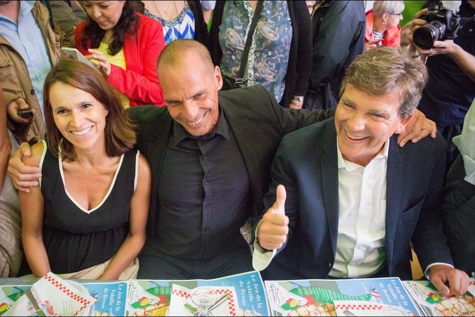 O Γιάνης Βαρουφάκης ήταν ο σταρ σε εκδήλωση αντιπάλων του Φρανσουά Ολάντ [εικόνες] | iefimerida.gr 8