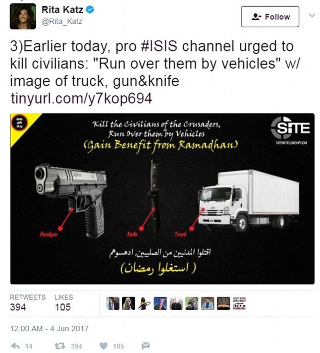 Λονδίνο: Το ISIS ανέλαβε την ευθύνη για το τρομοκρατικό χτύπημα -Οι άρρωστοι πανηγυρισμοί στο Διαδίκτυο | iefimerida.gr 2