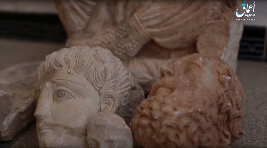 Εικόνες–σοκ: Τζιχαντιστές καταστρέφουν αρχαιότητες στη Συρία [βίντεο]  | iefimerida.gr 0