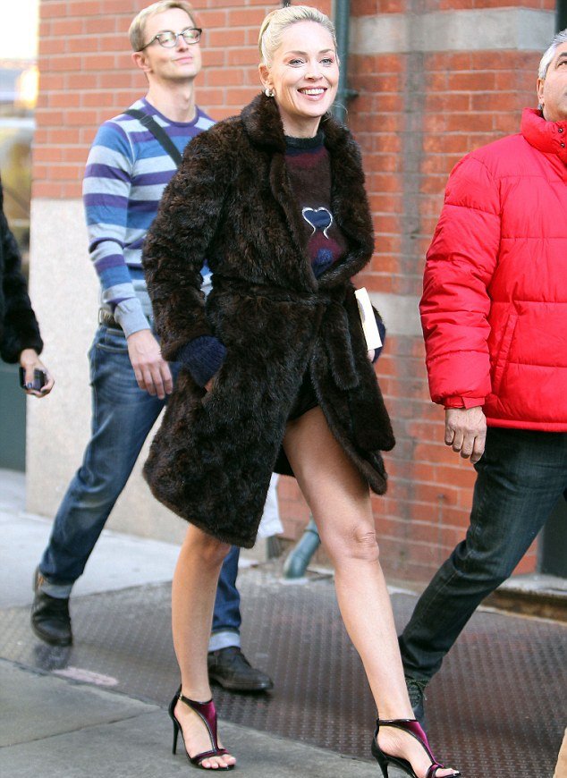 H Σάρον Στόουν είναι χαρούμενη, πηγαίνει για τρίο (με την Σοφία Βεργκάρα) [εικόνες]  | iefimerida.gr 0