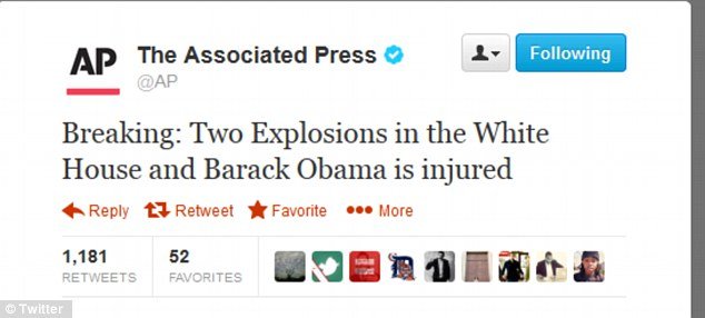 Οπαδοί του Aσαντ ανέλαβαν την επίθεση στο Associated Press, που ήθελε τον Ομπάμα τραυματισμένο από έκρηξη στο Λευκό οίκο [εικόνες] | iefimerida.gr 0
