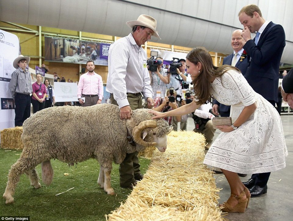 H Μίντλετον σε Πασχαλινό φεστιβάλ του Σίδνεϊ: Αγκαλιάζει αρνιά, πειράζει τον Γουίλιαμ [εικόνες] | iefimerida.gr 2