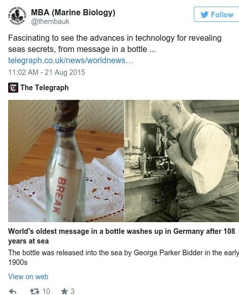 Ανακαλύφθηκε το παλαιότερο μήνυμα σε μπουκάλι στον κόσμο - Είναι 108 ετών [εικόνες] | iefimerida.gr 1