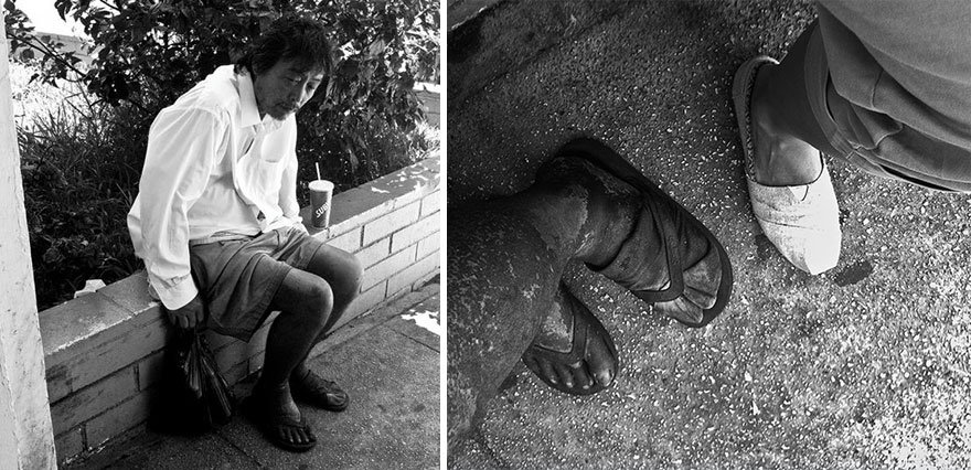 Φωτογράφιζε άστεγους και βρήκε ανάμεσά τους τον χαμένο πατέρα της [εικόνες]  | iefimerida.gr 1