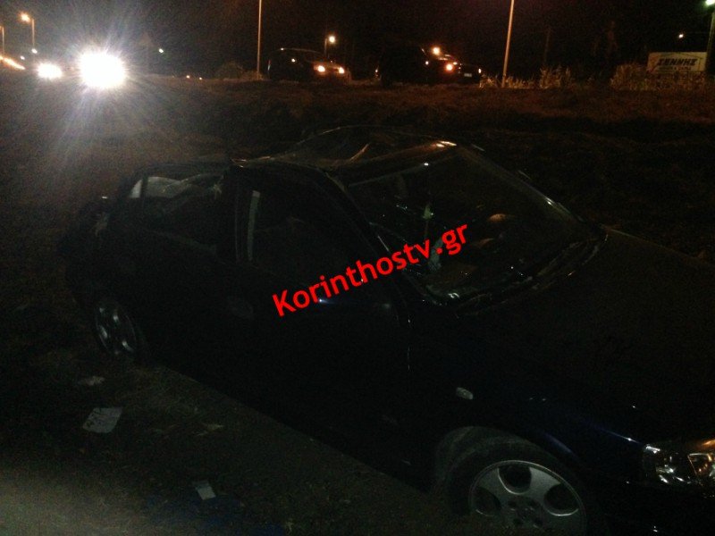 Απίστευτο τροχαίο στην Κόρινθο: Αυτοκίνητο έκανε τούμπες και κατέληξε στην παραλία [εικόνες] | iefimerida.gr 0
