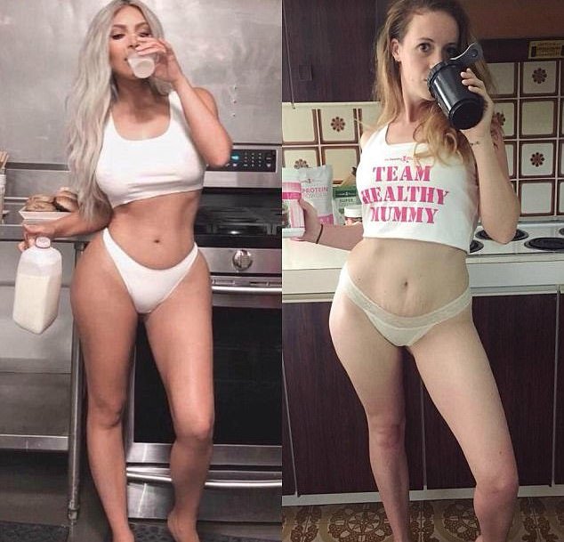 Περήφανες μαμάδες ποζάρουν αλά Κιμ Καρντάσιαν -Ημίγυμνες στην κουζίνα [εικόνες] | iefimerida.gr 3