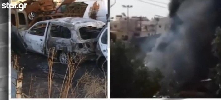 Ασπρόπυργος: Πυρπόλησαν αυτοκίνητα έξω από το Αστυνομικό Τμήμα - Ηταν πειστήρια εγκλήματος | iefimerida.gr 0