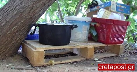 Αστεγος έστησε το νοικοκυριό του κάτω από γέφυρα στην Κνωσό -Παρά τις αντιξοότητες δηλώνει ότι δεν βάζει κάτω [εικόνες&βίντεο] | iefimerida.gr 1