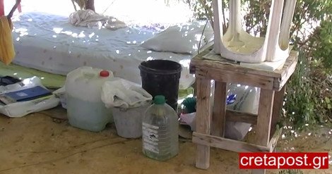 Αστεγος έστησε το νοικοκυριό του κάτω από γέφυρα στην Κνωσό -Παρά τις αντιξοότητες δηλώνει ότι δεν βάζει κάτω [εικόνες&βίντεο] | iefimerida.gr 0