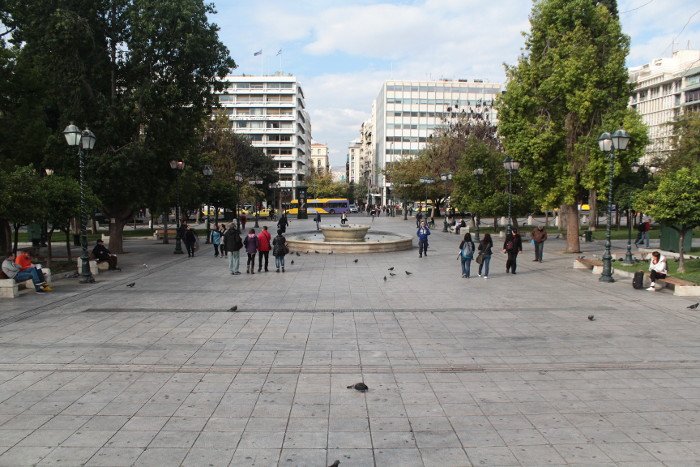 Ακόμη και με ποδήλατα περιπολούν οι αστυνομικοί για τον Ομπάμα -Απίστευτες εικόνες στο Σύνταγμα [εικόνες] | iefimerida.gr 0