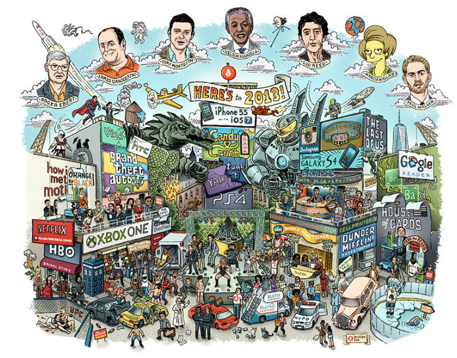 Παγκόσμια ανασκόπηση του 2013 με ένα σκίτσο [εικόνα] | iefimerida.gr 0